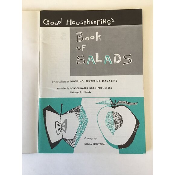 Vintage Good Housekeeping Book of Salads Softcover Cookbook - Picture 3 of 11